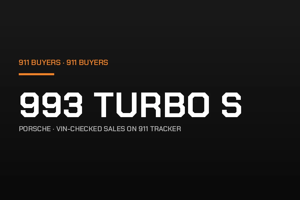 993 Turbo S