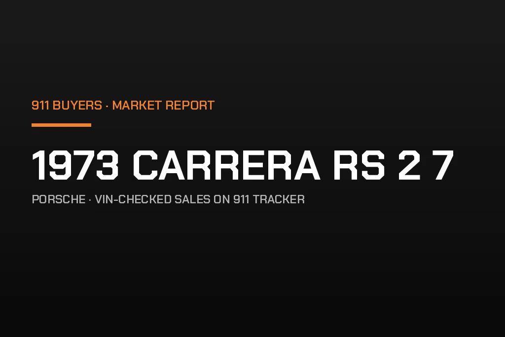 1973 Carrera RS 2.7