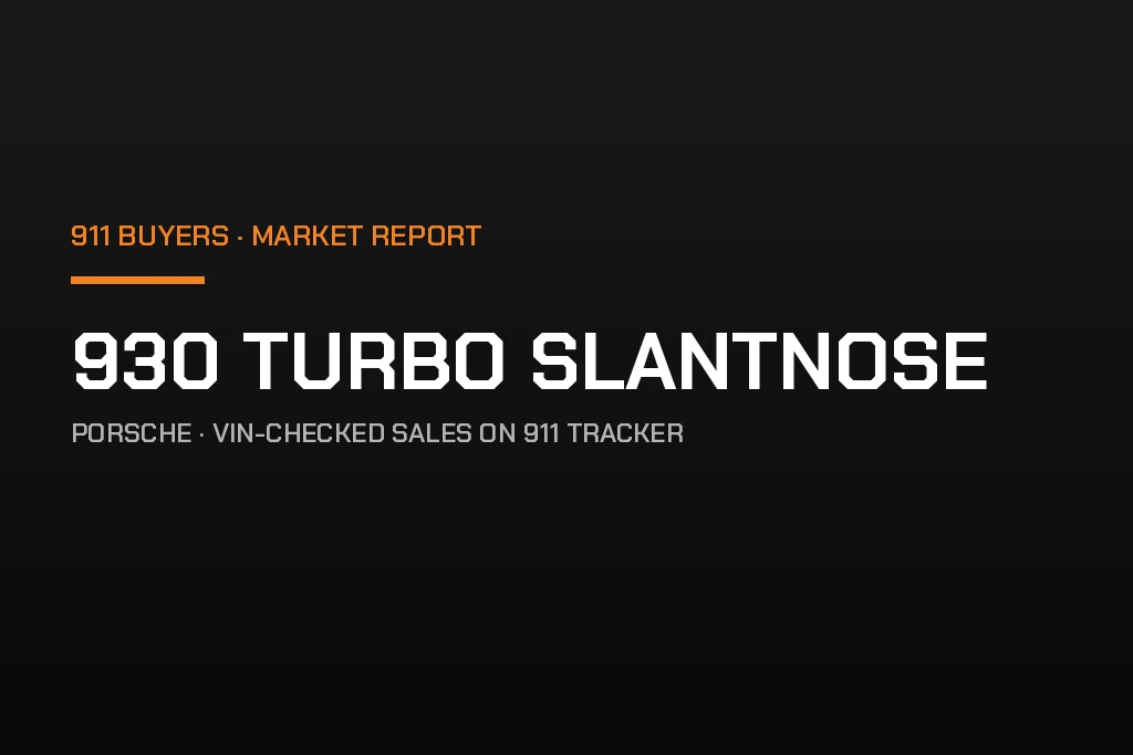930 Turbo Slantnose